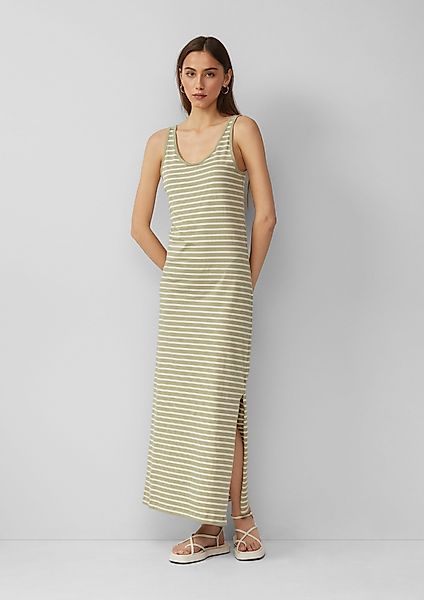 QS Maxikleid Langes Jerseykleid mit Streifen günstig online kaufen