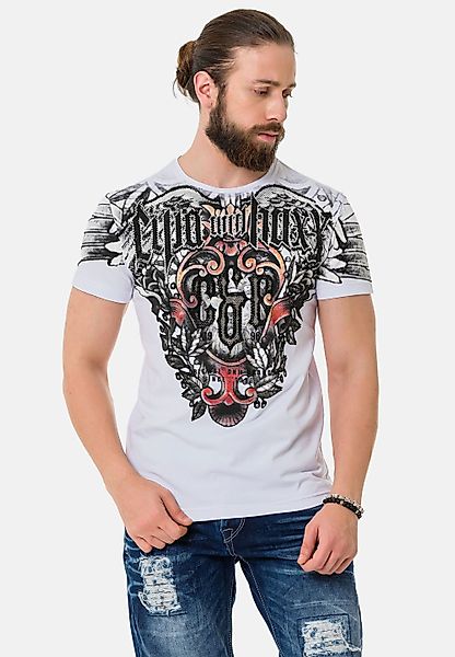 Cipo & Baxx T-Shirt T-Shirt aus günstig online kaufen