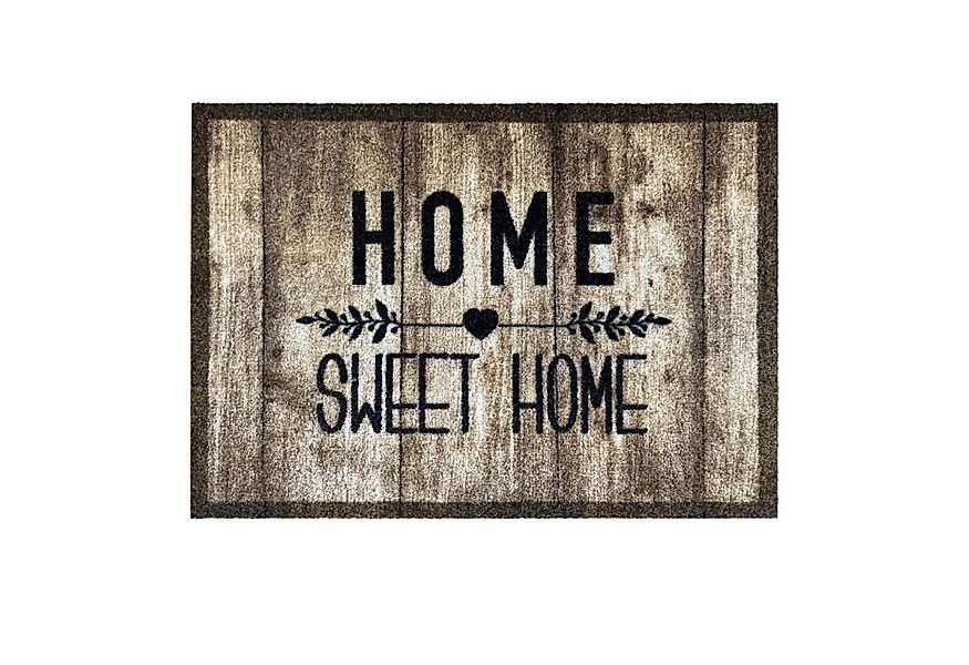 akzente Fußmatte Listen Home Sweet Home, Rechteckig, Höhe: 6 mm, 40x60 cm, günstig online kaufen