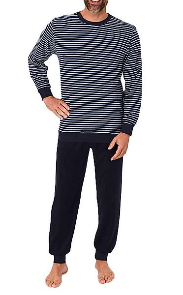 Normann Pyjama Normann Herren Frottee Pyjama lang mit Bündchen - auch in Üb günstig online kaufen