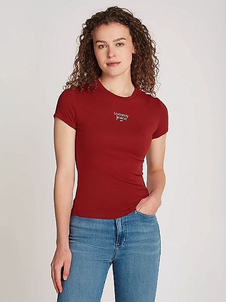 Tommy Jeans Curve T-Shirt "TJW SLIM ESSENTIAL LOGO1 TEE EXT", in Großen Grö günstig online kaufen