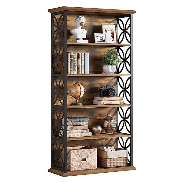 Tribesigns Bücherregal 180cm industrielles Standregal mit günstig online kaufen