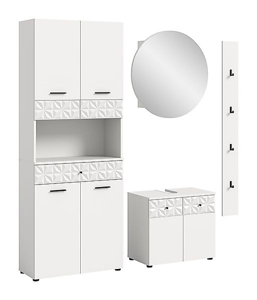 INOSIGN Badezimmer-Set »VICENZA, TOPSELLER!, Breite 176cm, 4-teilig, mit Or günstig online kaufen