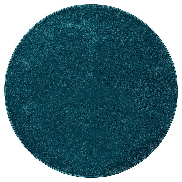 Vimoda Teppich Teppich Rund Wohnzimmer Kurzflor, günstig online kaufen