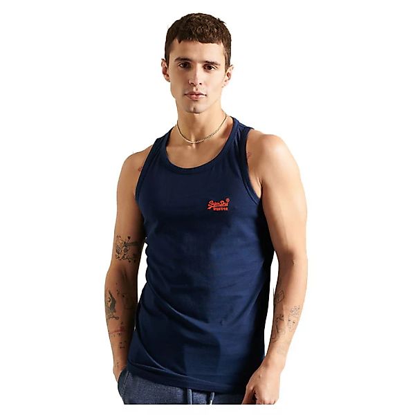 Superdry Orange Label Neon Lite Ärmelloses T-shirt XL Rich Navy günstig online kaufen
