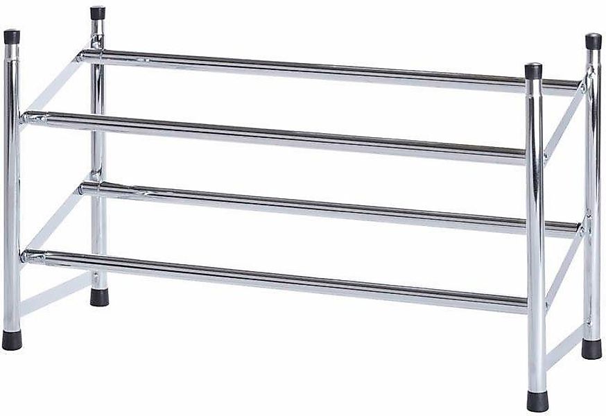 WENKO Schuhregal, ausziehbare Schuhablage für 10 Paar Schuhe, stapelbar günstig online kaufen