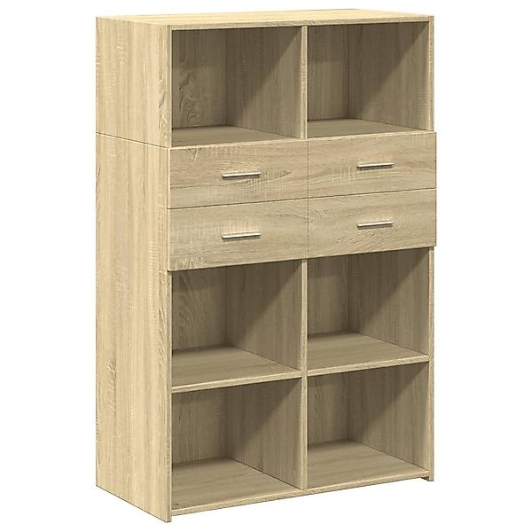 vidaXL Highboard Highboard Sonoma-Eiche 80x42,5x124 cm günstig online kaufen