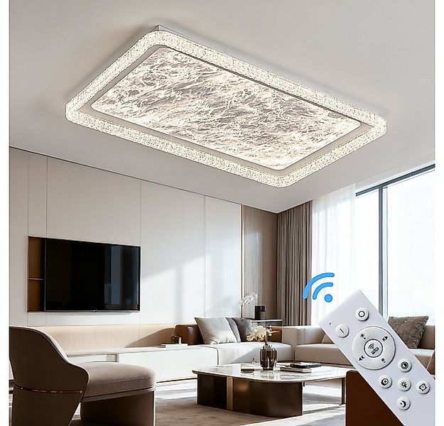 Eurotondisplay LED Deckenleuchte LED Deckenleuchte Fernbedienung Lichtfarbe günstig online kaufen