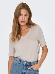 ONLY Kurzarmshirt ONLELISE S/S V-NECK TOP günstig online kaufen
