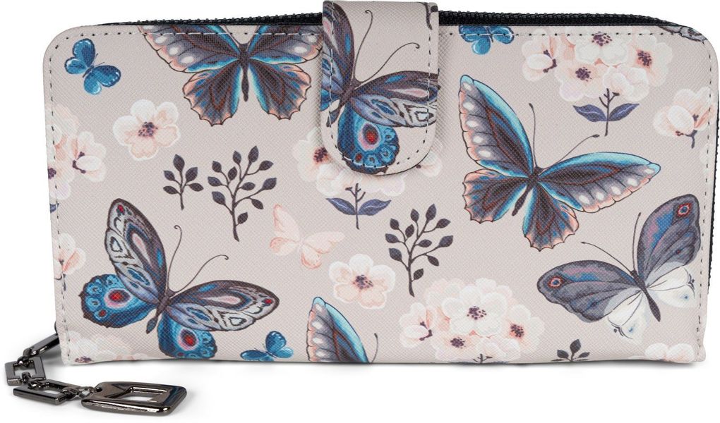 styleBREAKER Geldbörse Geldbörse mit Schmetterling Muster günstig online kaufen
