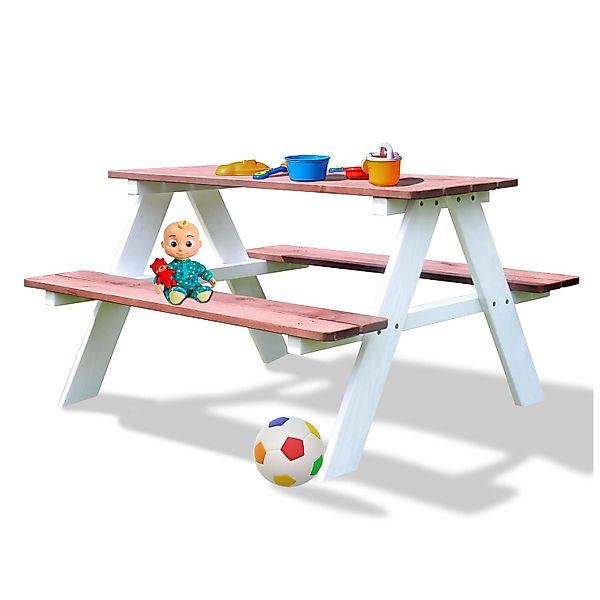 Coemo Garten-Kindersitzgruppe, (Set), 1 Tisch 2 günstig online kaufen