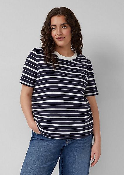 s.Oliver Kurzarmshirt T-Shirt Jersey-T-Shirt mit Streifen günstig online kaufen