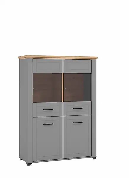 Home affaire Vitrine »Valencia«, 2 Türen mit 4mm-Sicherheitsglas, Breite 10 günstig online kaufen