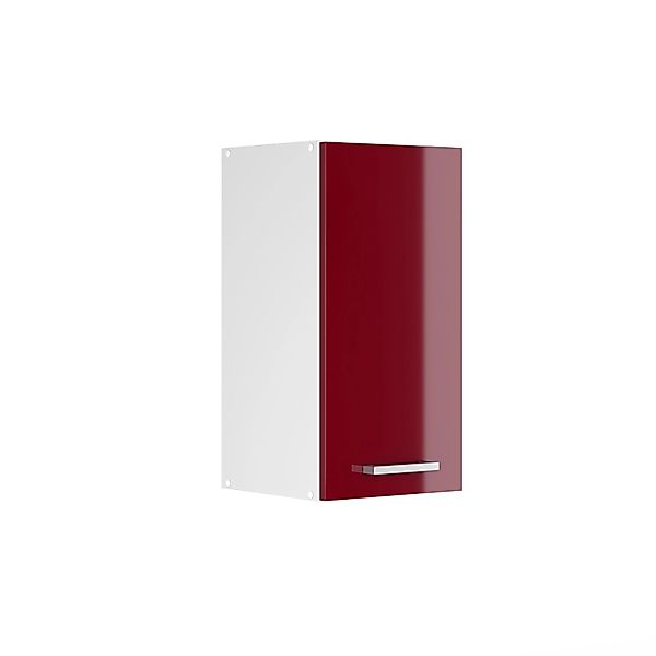 Vicco Hängeschrank R-Line Hängender Küchenschrank Bordeaux Hochglanz/Weiß 3 günstig online kaufen