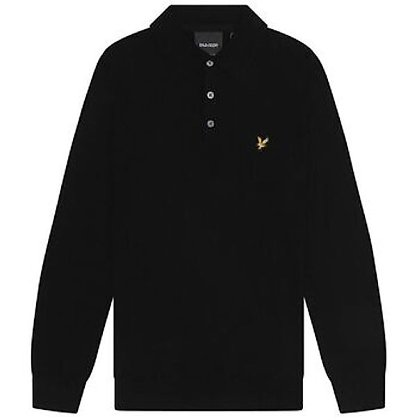 Lyle & Scott  Pullover KN2113V COTTON MERINOS POLO-Z865 JET BLACK günstig online kaufen