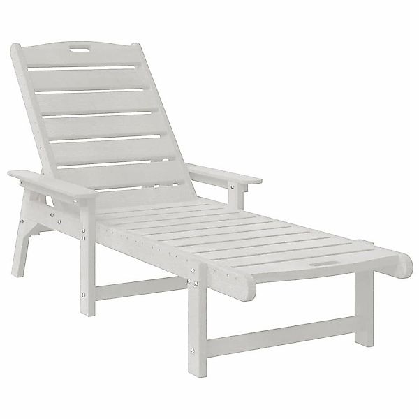 vidaXL Gartenstuhl Sonnenliege Weiß 73,5 x günstig online kaufen