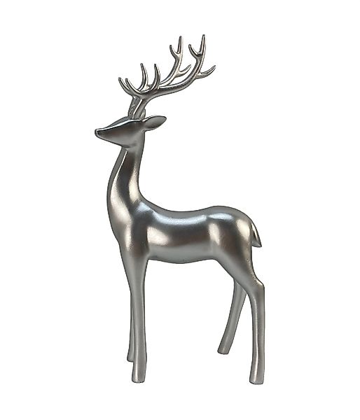Dehner Weihnachtsfigur Dekofigur Rentier, Weihnachtsschmuck, Polyresin, günstig online kaufen