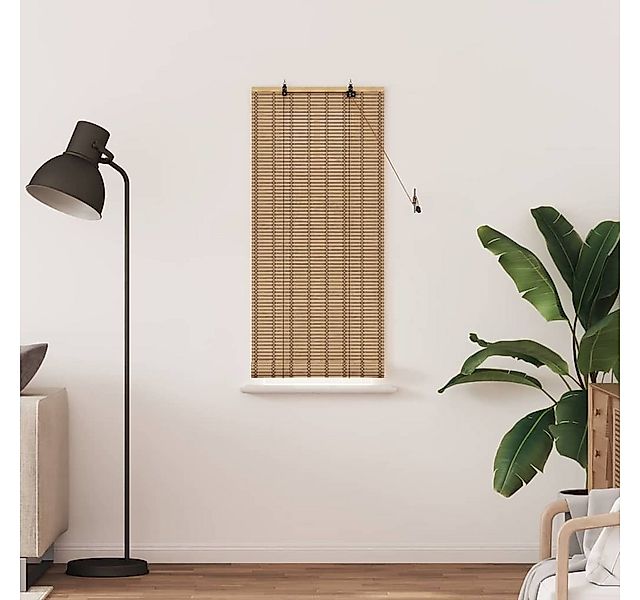 Rollo Rollo mit Vorhängen Natur 60 x 160 cm Bambus, vidaXL günstig online kaufen
