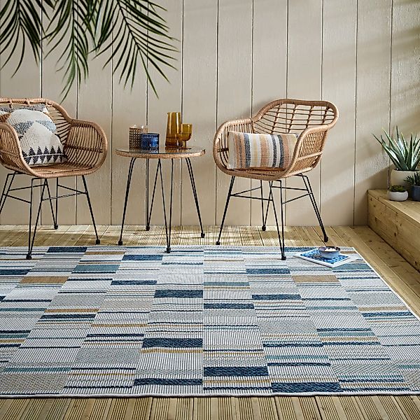 FLAIR RUGS Teppich "Rosco Geo" rechteckig 4 mm Höhe Rosco Geometrischer Tep günstig online kaufen