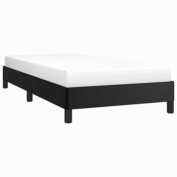 vidaXL Bett Bettgestell Schwarz 90x190 cm Kunstleder günstig online kaufen