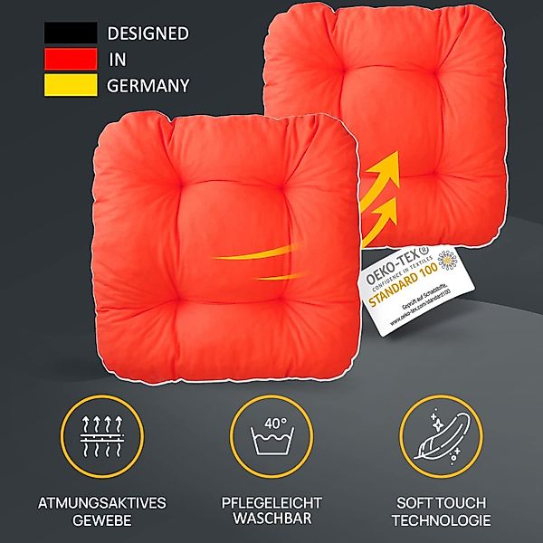 LILENO HOME Stuhlkissen Sitzkissen für Gartenstuhl, günstig online kaufen