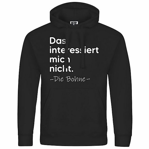 deinshirt Kapuzenpullover Herren Kapuzenpullover Das interessiert mich nich günstig online kaufen