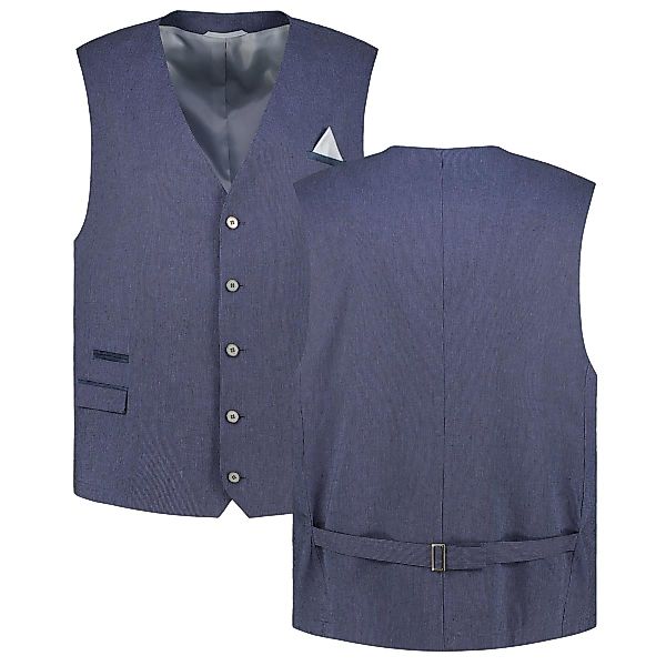 Weis Sakkoweste mit Leinen Farbe marine Größe: 72 günstig online kaufen