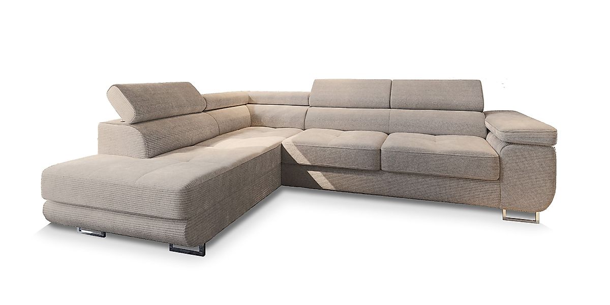 Masseno Ecksofa APIRO mit Schlaffunktion L-Form, günstig online kaufen