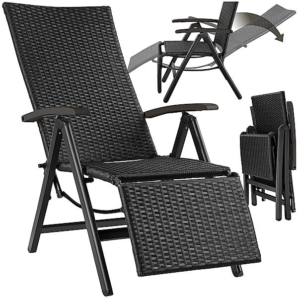 tectake Rattanstuhl Korbstuhl Brisbane klappbar mit günstig online kaufen