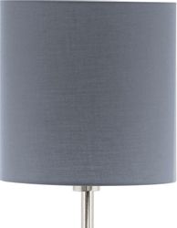 Eglo Stehleuchte Pasteri 1-flammig Nickel-Grau matt 60W E27 günstig online kaufen