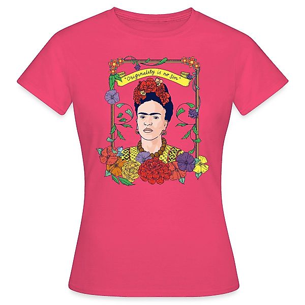 Spreadshirt T-Shirt Frida Kahlo Mit Rahmen günstig online kaufen