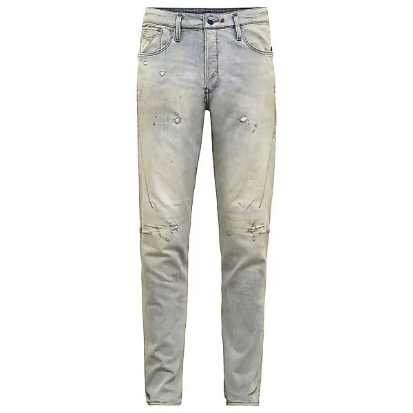 G-star Scutar 3d Slim Tapered Jeans 33 Vintage Oreon Grey Destroyed günstig online kaufen