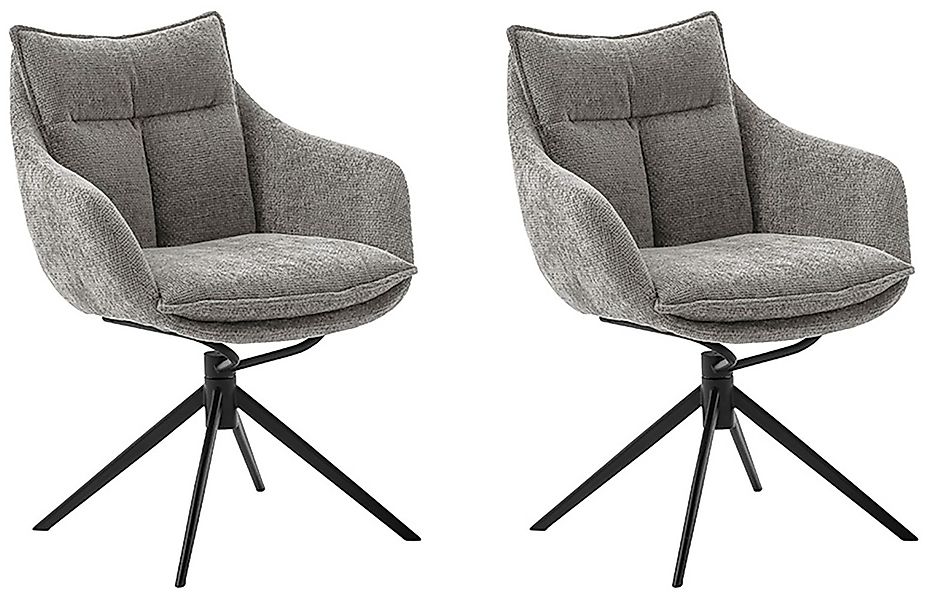 MCA furniture Esszimmerstuhl, Strukturstoff, (2er-Set), drehbar 360°, Dreh- günstig online kaufen