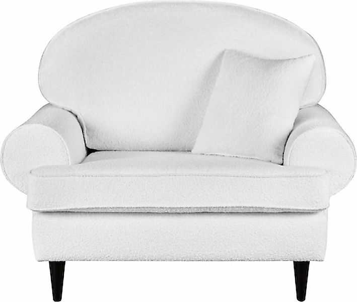Home affaire Sessel »Vitreux«, auch in Bouclé-Bezug, B/T/H: 117/100/95 cm günstig online kaufen