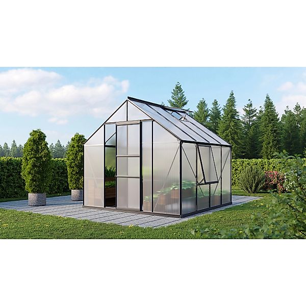 Vitavia Gewächshaus Meridian 6700 Schwarz 6,7 m² günstig online kaufen