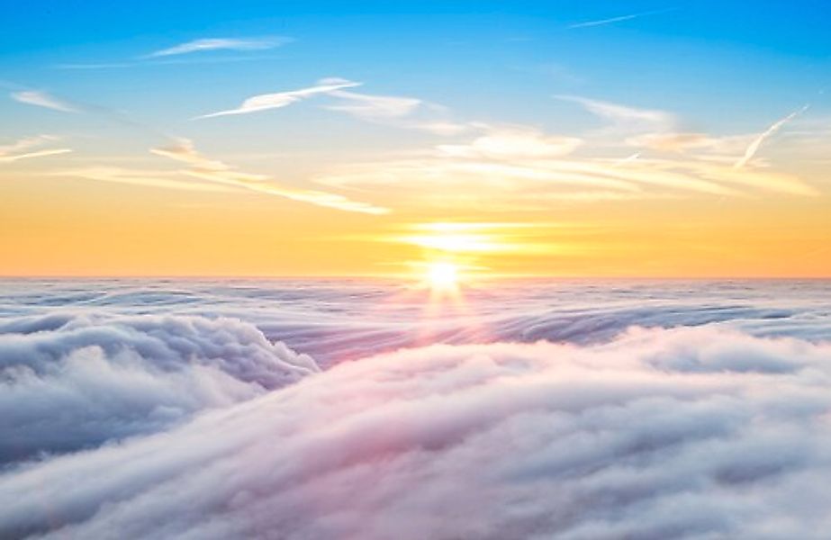 Papermoon Fototapete »WOLKEN-SONNE HIMMEL NATUR ERDE WELTALL PLANETEN XXL« günstig online kaufen