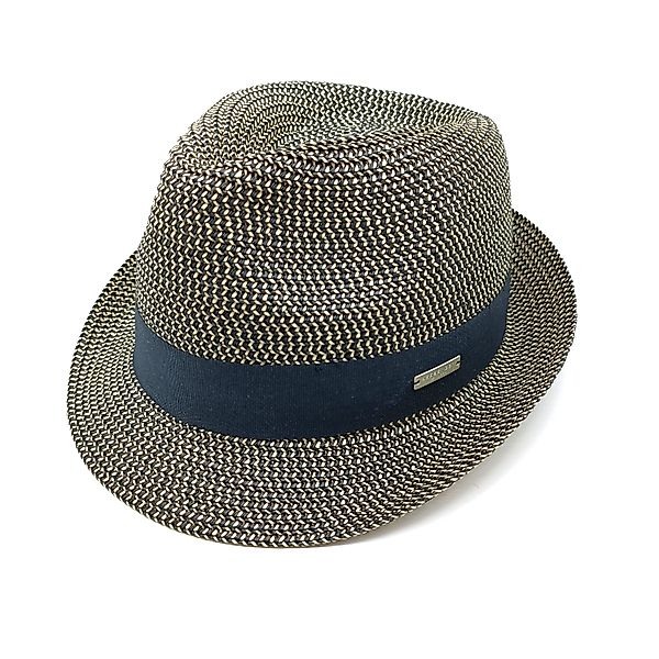 Seeberger Strohhut Trilby linen/black günstig online kaufen