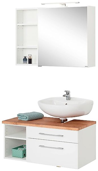 welltime Badmöbel-Set "Davos" 3 Stk. tlg. günstig online kaufen