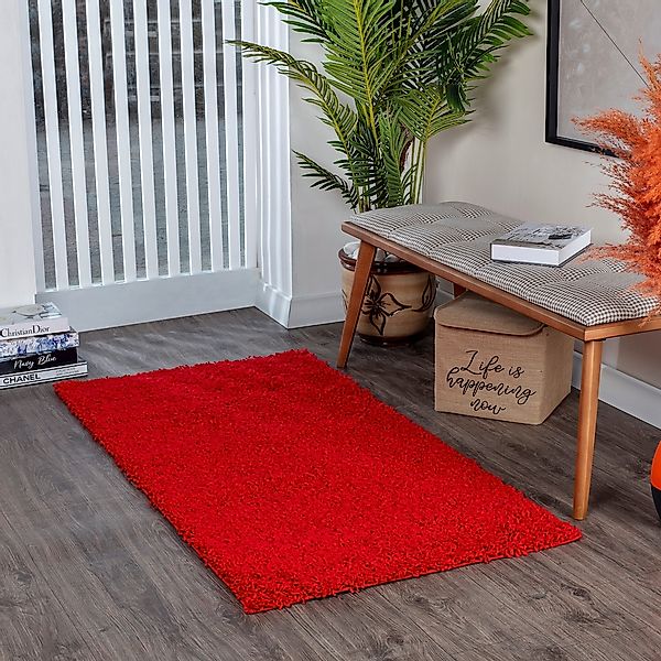 Livabliss Hochflor-Teppich "BORACAY" rechteckig 37 mm Höhe Flauschig, Langf günstig online kaufen