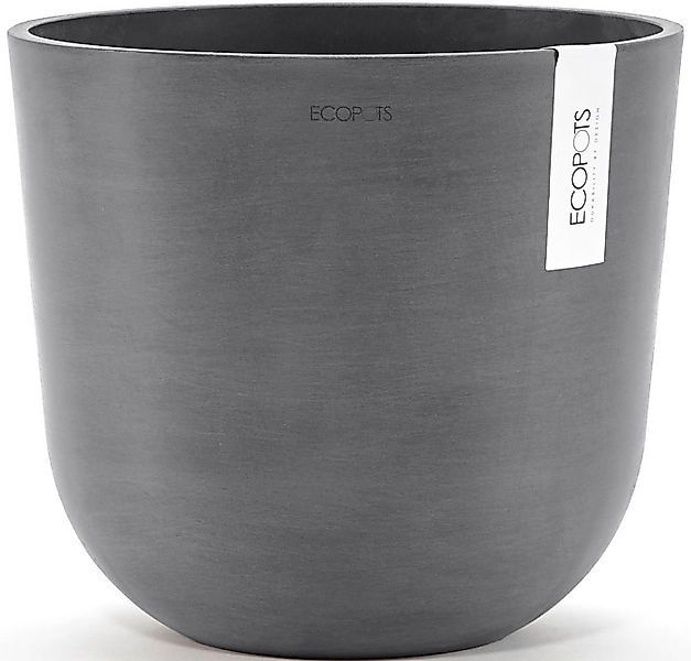 ECOPOTS Blumentopf Oslo 25 Grau, für innen und außen: frostsicher, bruchsic günstig online kaufen