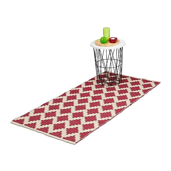 relaxdays Läufer Baumwolle 70 x 140 günstig online kaufen