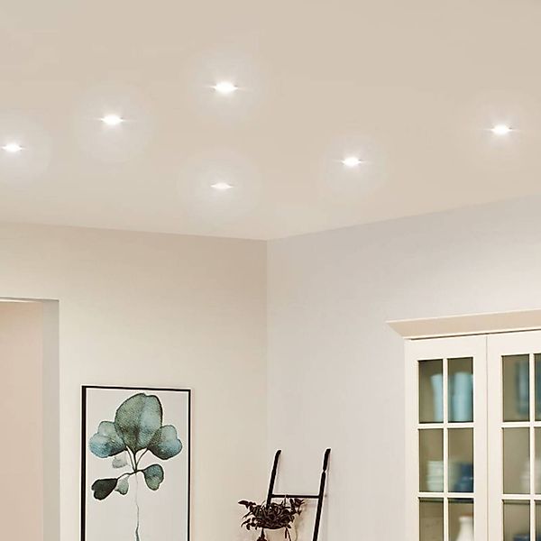 Paulmann Nova LED-Einbauleuchte 3er starr, weiß günstig online kaufen