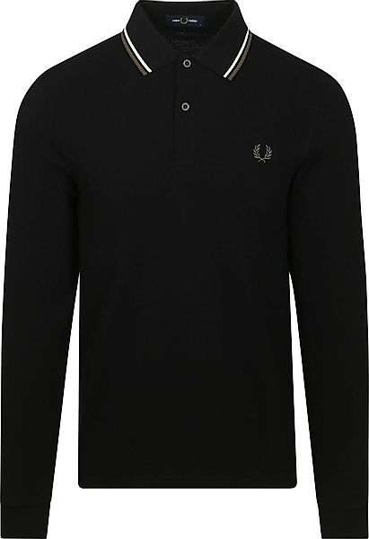 Fred Perry Langarm-Poloshirt Schwarz W54 - Größe XXL günstig online kaufen