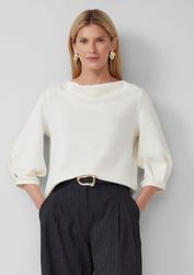 s.Oliver 3/4 Arm-Pullover Sweatshirt Weiches Sweatshirt günstig online kaufen