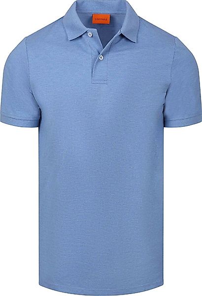 Suitable Poloshirt MEL Piqué Mittelblau - Größe XXL günstig online kaufen