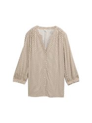 TOM TAILOR Langarmbluse Bluse mit Muster günstig online kaufen