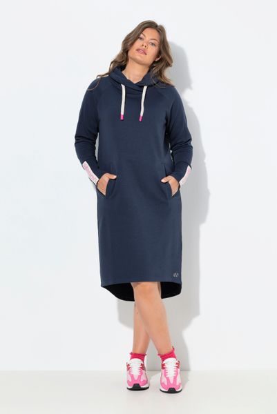 Laurasøn Midikleid SweatkleidKapuze Langarm OEKO-TEX günstig online kaufen