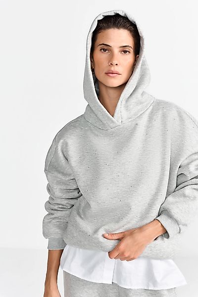 RICHROYAL Hoodie, mit Strasssteinen, oversized fit günstig online kaufen