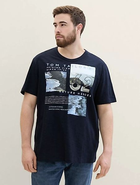 TOM TAILOR PLUS T-Shirt Plus - T-Shirt mit Print günstig online kaufen