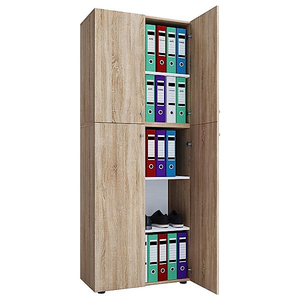 VCM Aktenschrank Büroschrank Bücher Ordner Aktenschrank Lona 5fach (1-St) günstig online kaufen